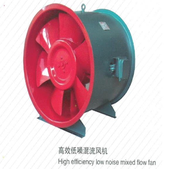 高效低噪混流風機